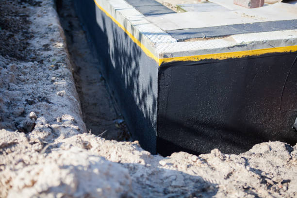 Residential Waterproofing installation at a Hightstown, NJ home by SJ Waterproofing Pros